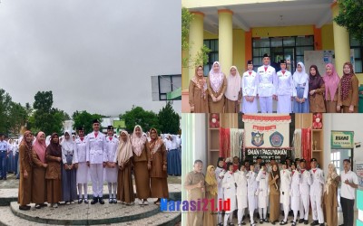 SMAN I Paguyaman Sambut Kepulangan Paskibraka Provinsi dan Kabupaten, Kepsek: Kalian Kebanggaan Sekolah